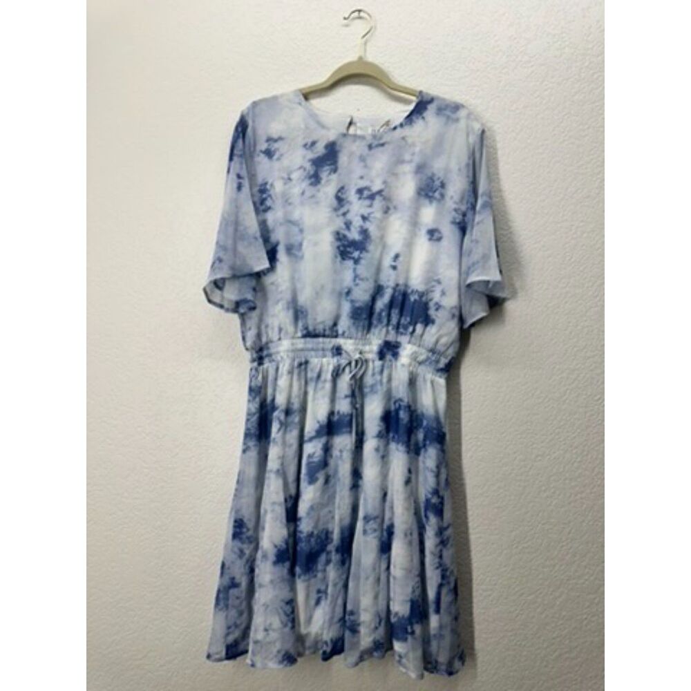 XXL IVY CITY CO In the Clouds flowy mini spring dress NWT